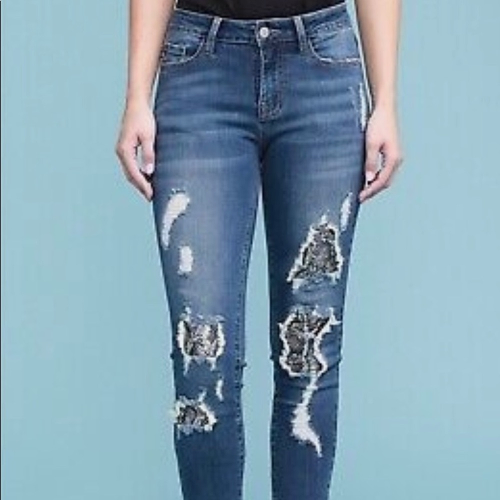 NWT Judy Blue Jeans Snake patch size 0/24